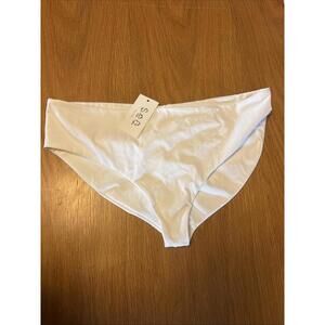 Sea New York White Ruched Back Swim Bottoms, $155, NWOT, XL, #2081